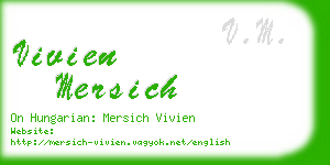 vivien mersich business card